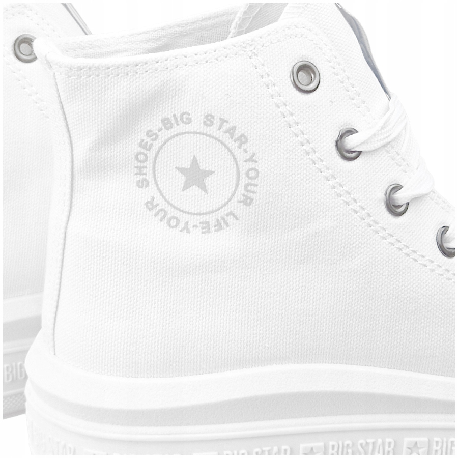 Big Star LL274A183 trampki wysokie białe R. 41 Wysokość niskie