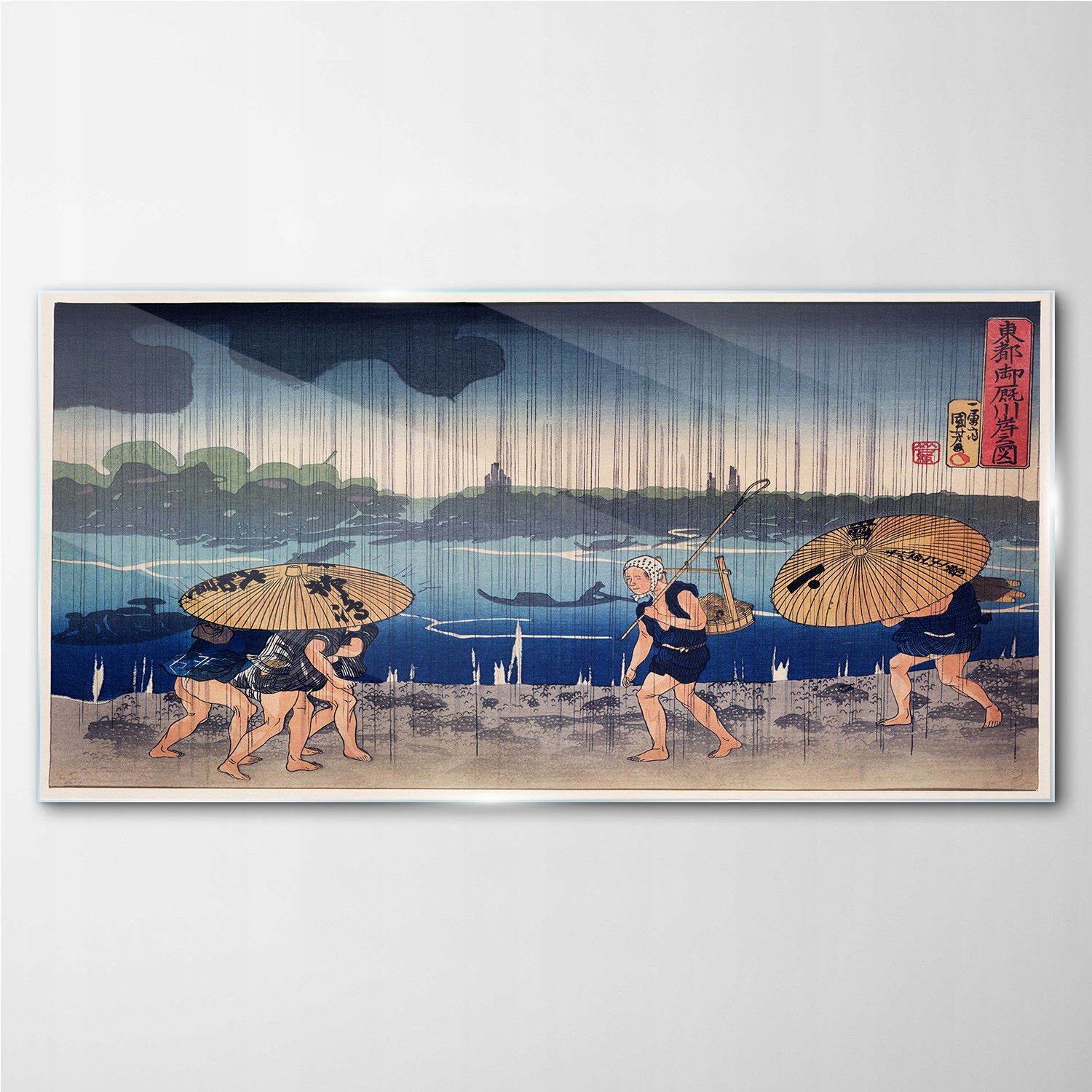 

Obraz szklany na ścianę Rzeka azjatycka 100x50 cm