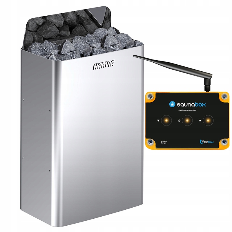 Elektrická saunová pec Harvia The Wall SW90E 9 kW Ovládač SaunaBox Pro