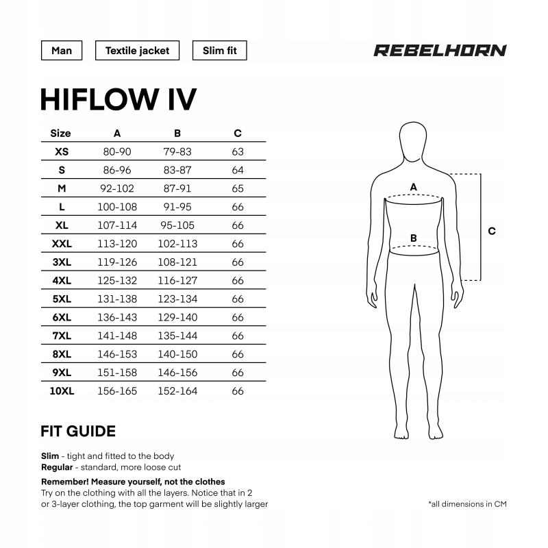Textilná Bunda Rebelhorn Hiflow IV Black Xs