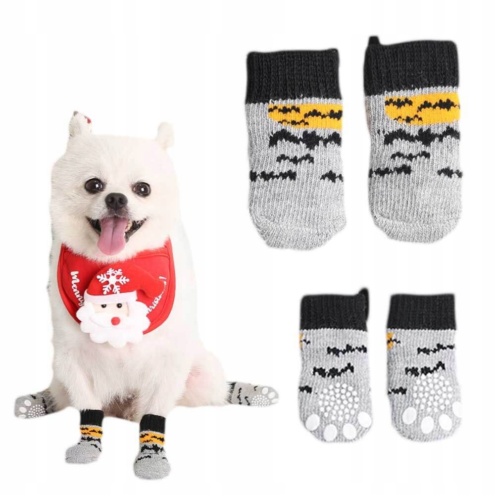 

Antypoślizgowe skarpetki dla psa nietoperze Bat M