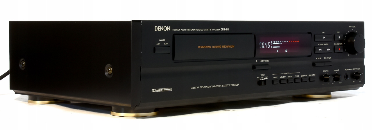 DENON DRS-610 SMUKŁY MAGNETOFON STEREO INSTR • Cena, Opinie