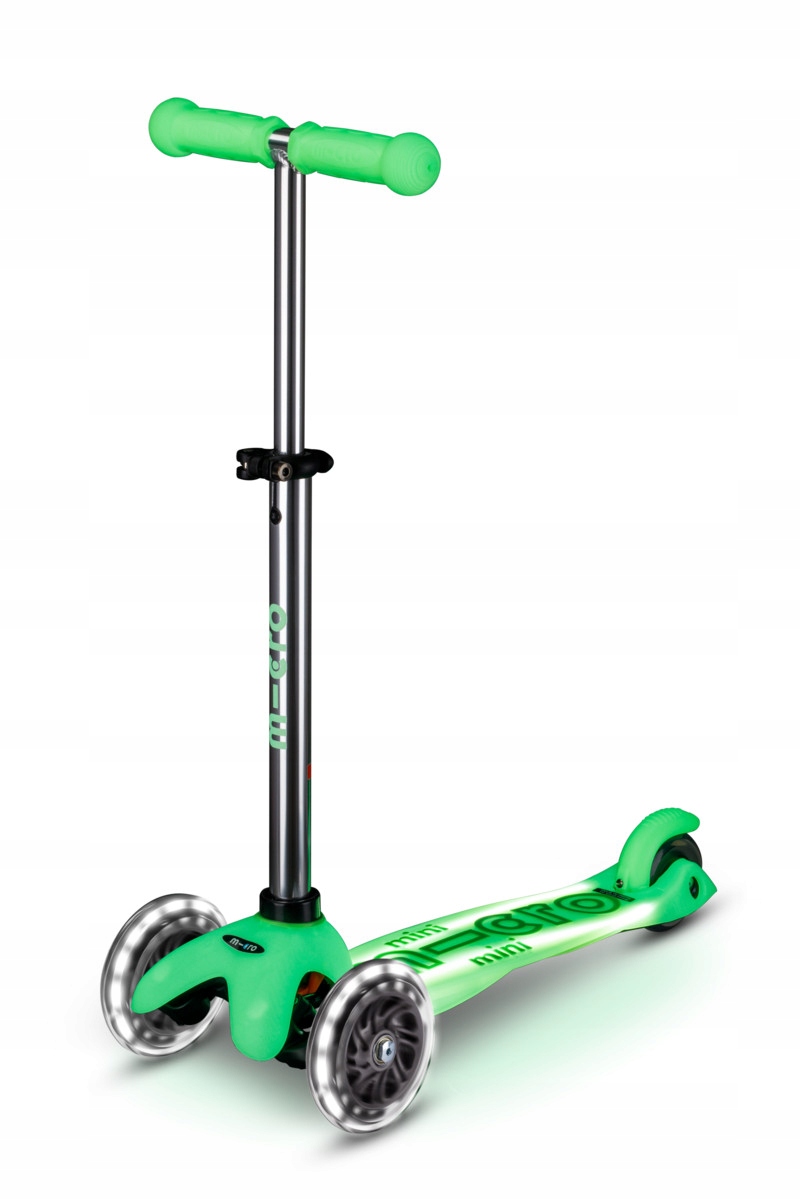 Mini Micro Delxue Glow Plus trójkołowa hulajnoga dla chłopców i dziewczynek