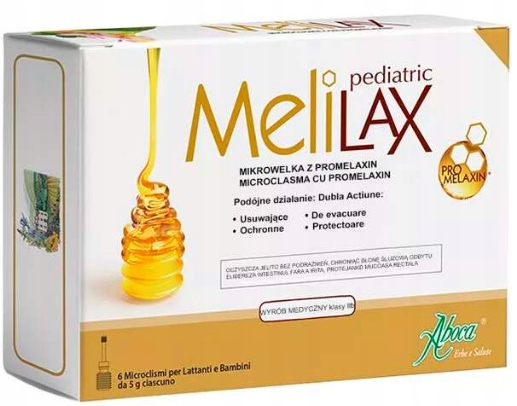 

Melilax Pediatric Mikrowlewka dla dzieci Aboca x6