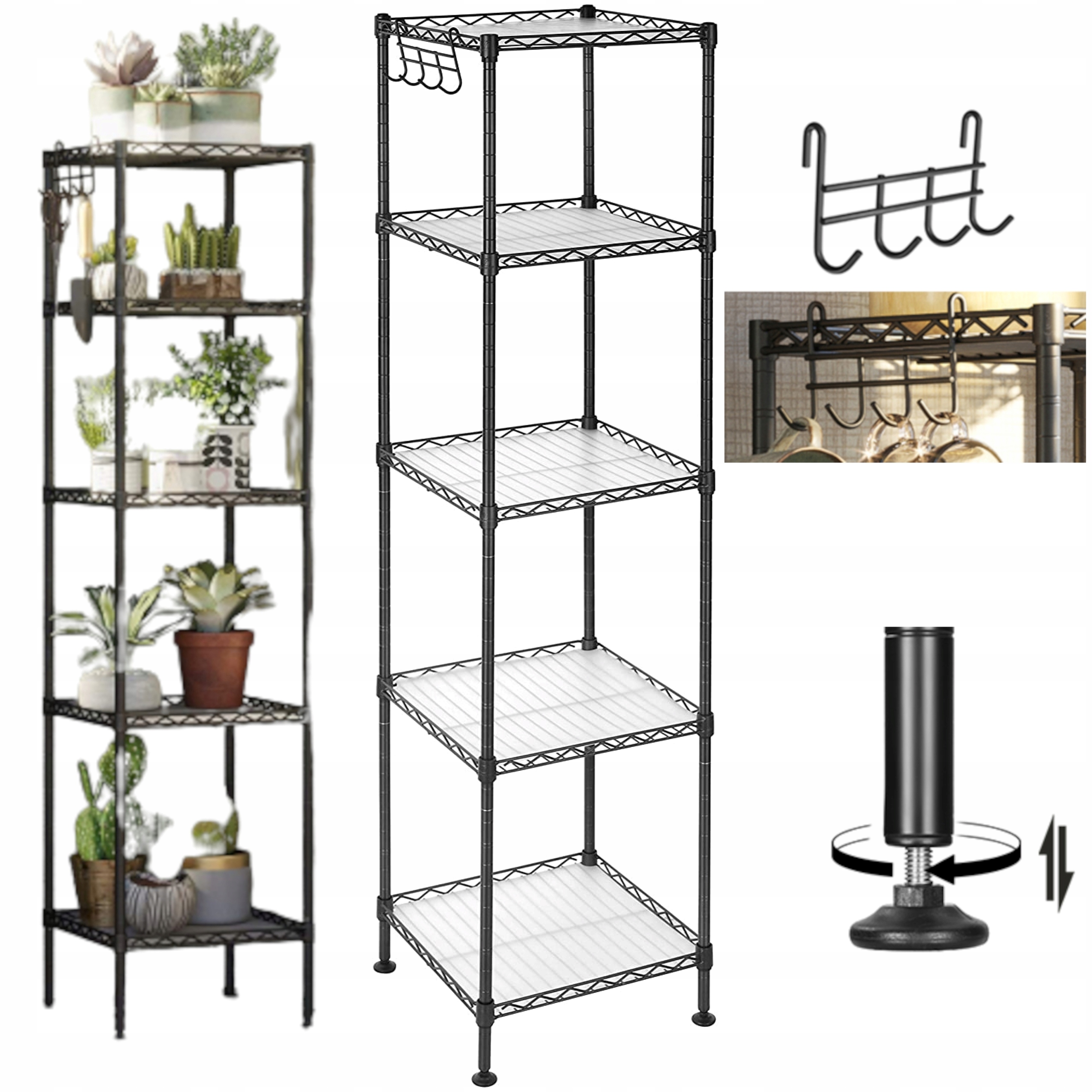 

Szafka Łazienkowa Stojąca Półka Narożna Słupek 30