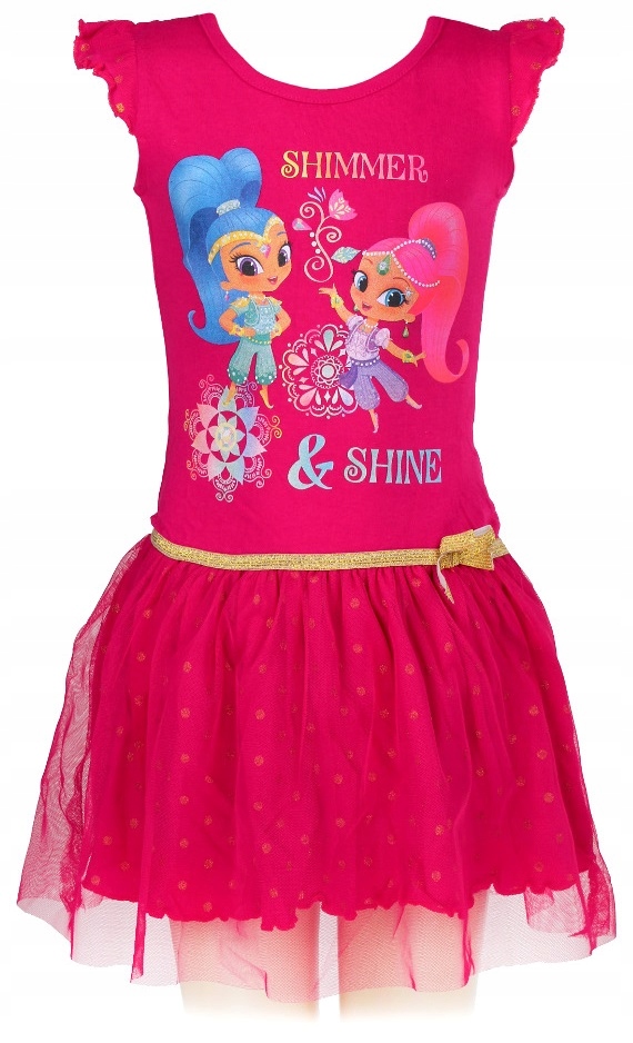 Detské šaty SHIMMER I SHINE TIUL 98