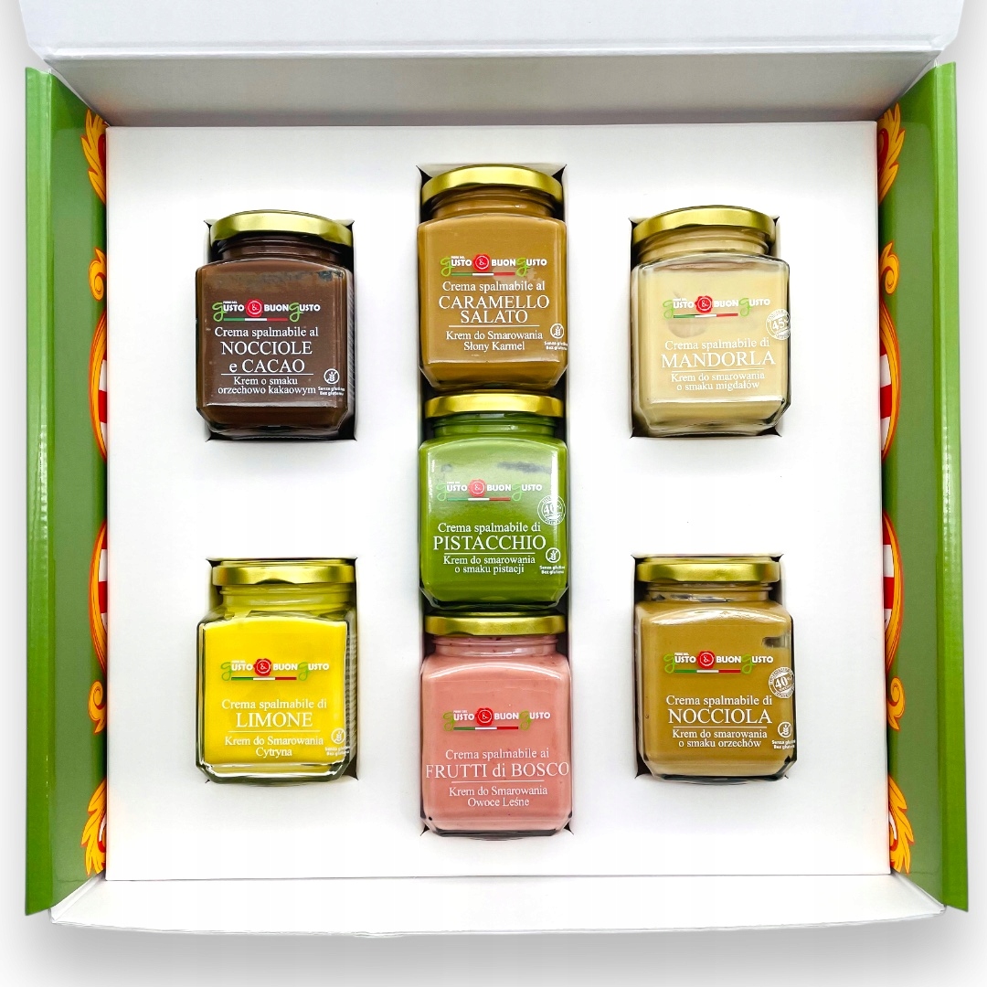Dárková sada – sladké krémy – 7 kusů – Sicílie