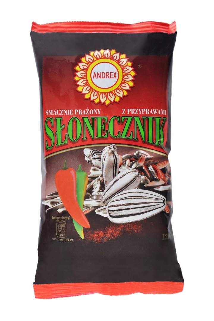 Pražená slunečnice s kořením Andrex 120 g