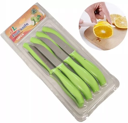 NÓŻ NOŻYK KUCHENNY DO WARZYW I OWOCÓW OSTRY Materiał uchwytu z tworzywa POM