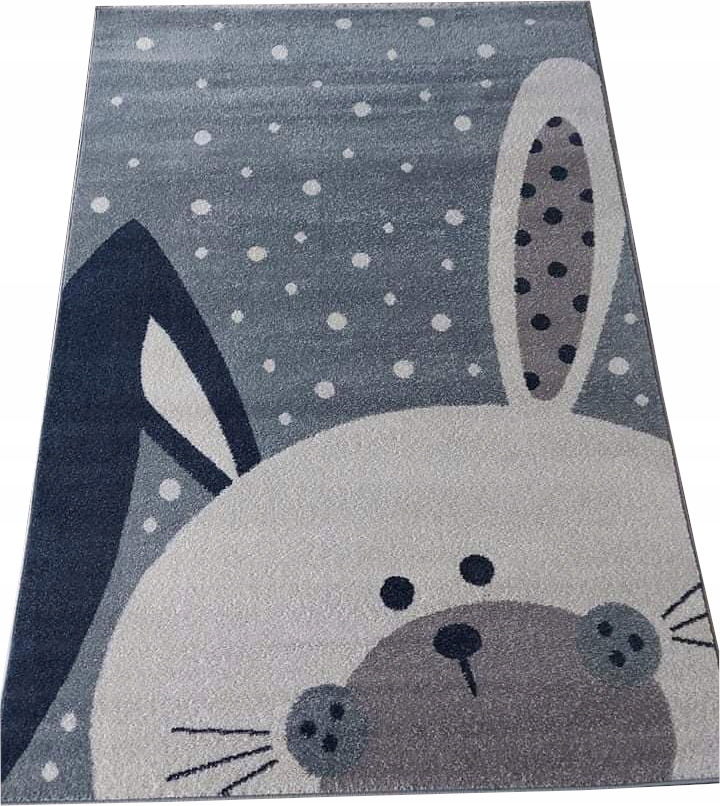 Modrý koberec, detský králik 160x220