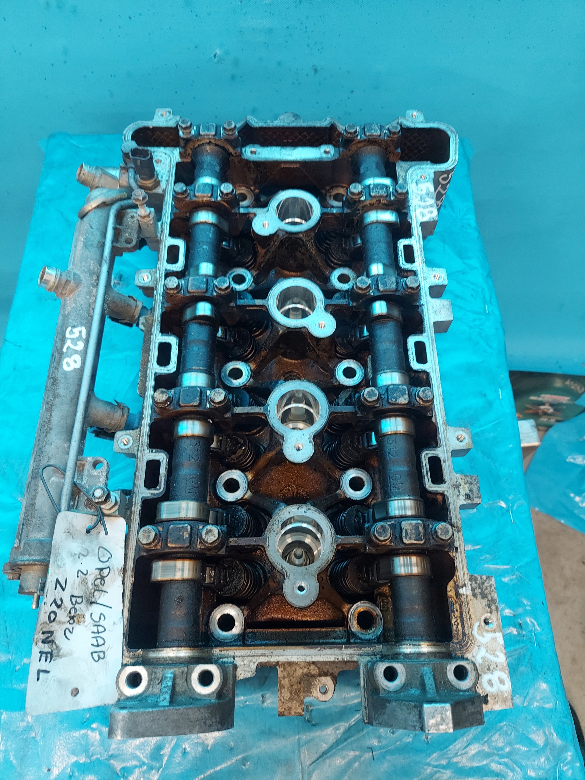 head. OPEL SAAB Z20NEL 2.0 T 55353482