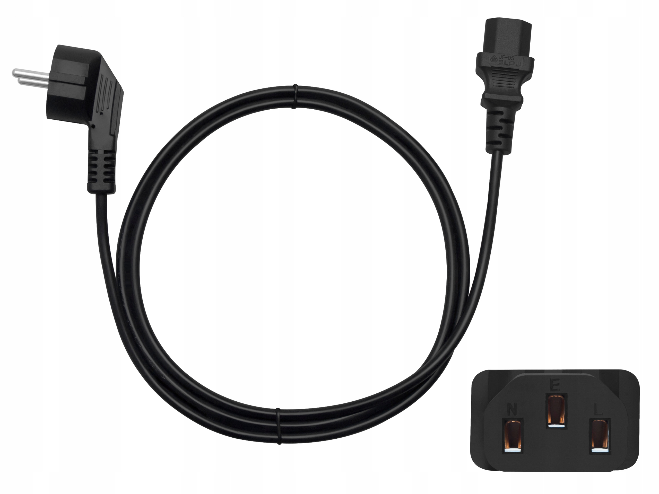 

Kabel zasilający Blow przewód komputerowy 3m