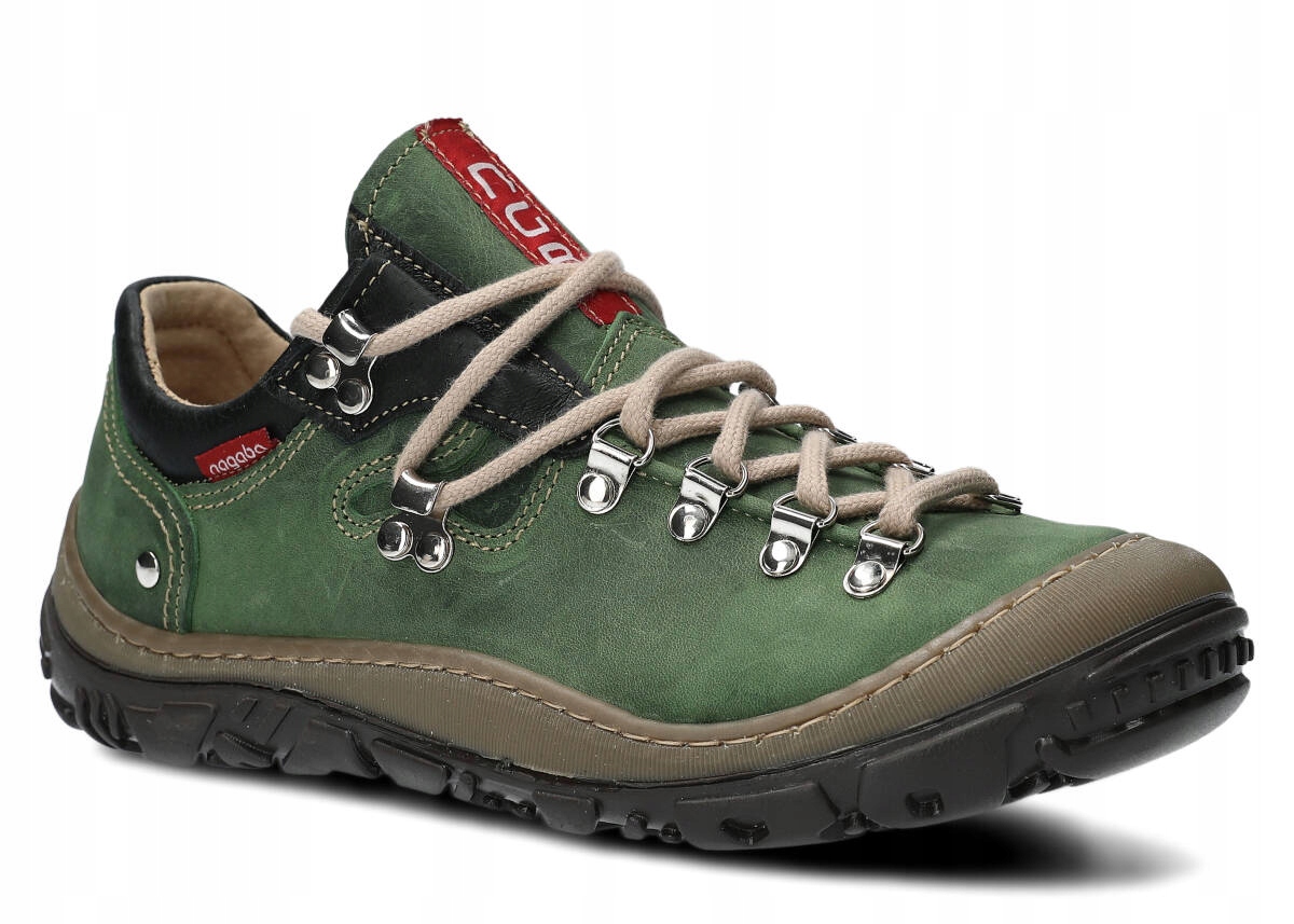 NAGABA 054 ZIELONY CRAZY - PÓŁBUT TREKKINGOWY DAMSKI - ROZMIAR 40