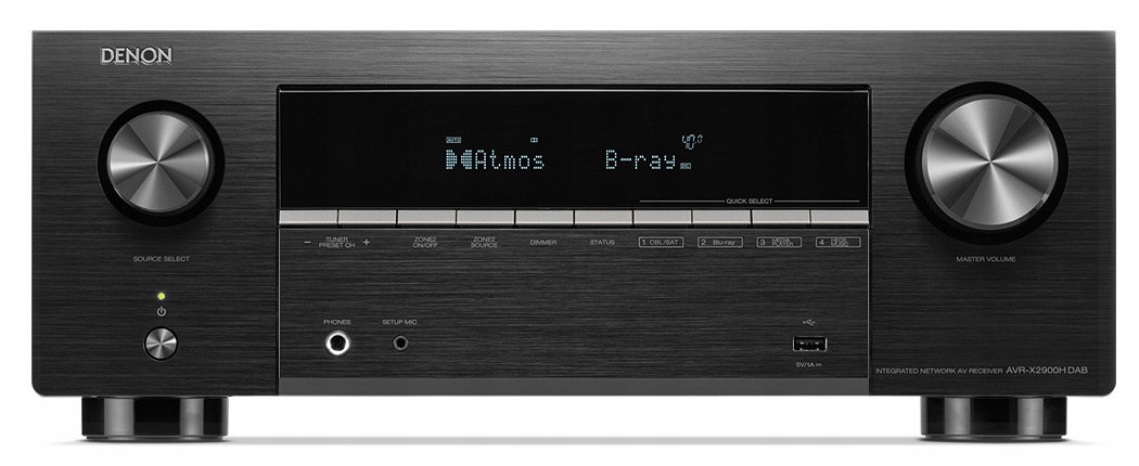 Av prijímač Denon AVC-X2900 Dab 7.2 čierny