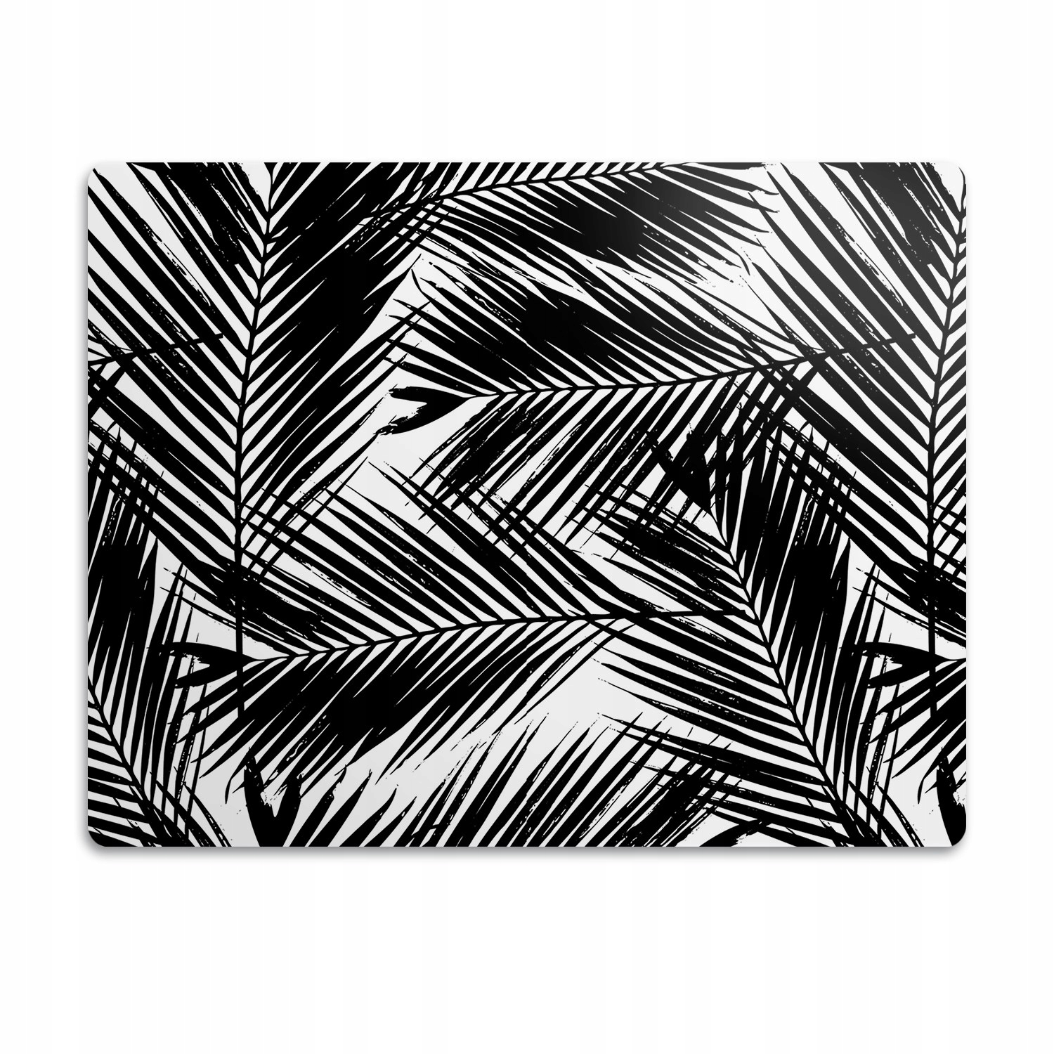 Podložka pod misku pro psa Černé listy 60x40 cm