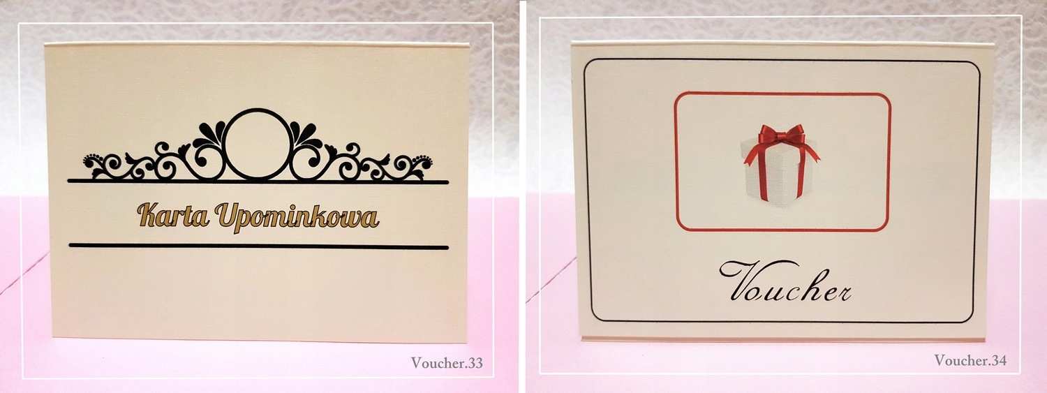 BONY PODARUNKOWE UPOMINKOWE voucher ŚWIĄTECZNE Zdobienie brak