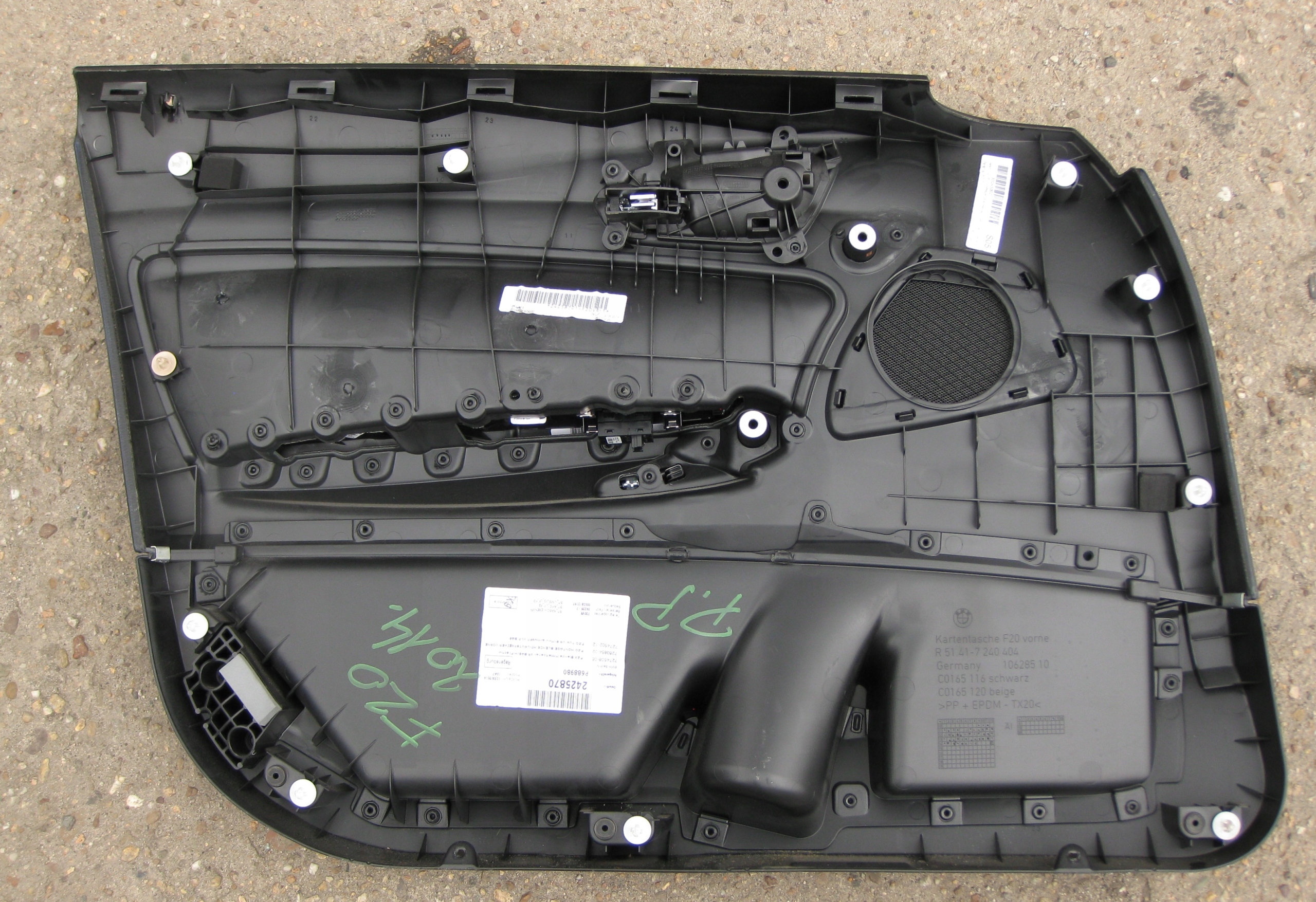 BMW F20 1.6i 14R side upholstery door right front