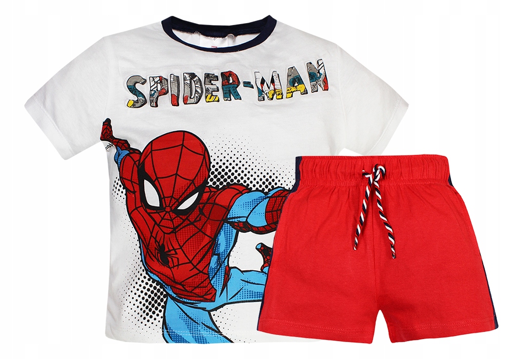 

Spiderman Komplet Spodenki Bluzka Dziecięca 116