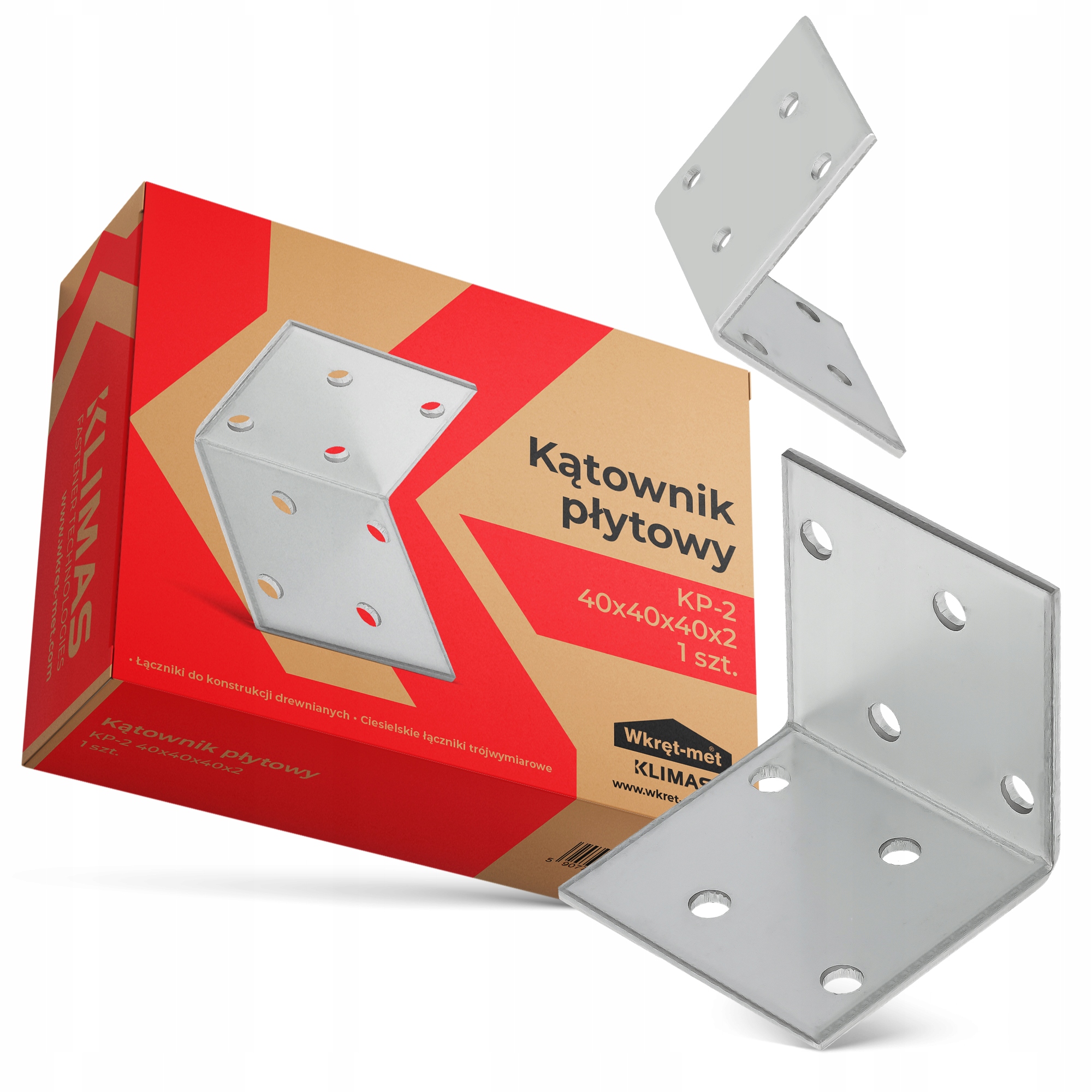 

Kątownik płytowy 40x40x40x2,0 1 szt.