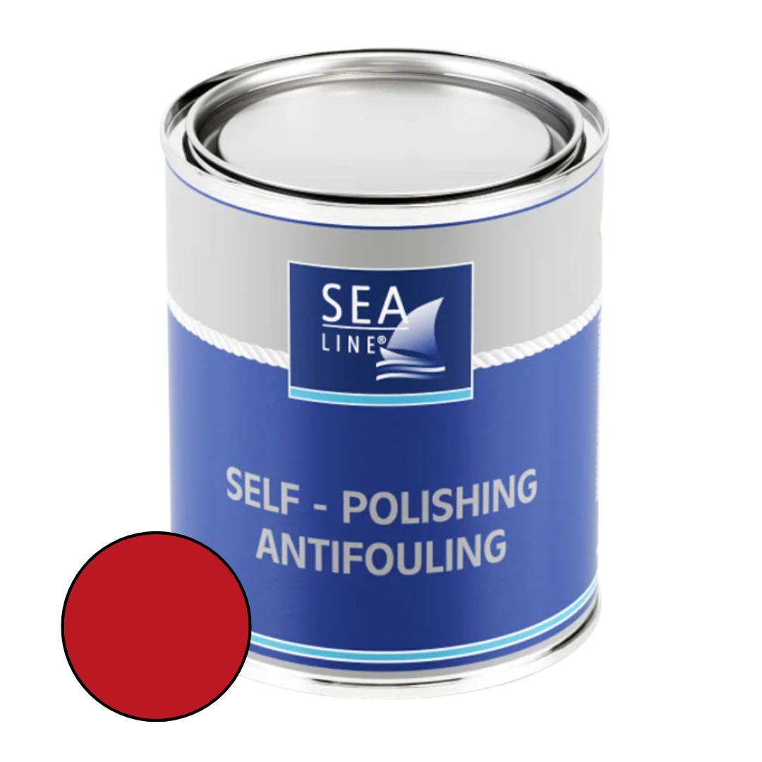 Sea-line Samopolerująca Farba Antyporostowa Self-polish Czerwona 750ML