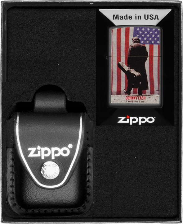 Sada Zippo Zapalovač Johnny Cash Dárkový No3