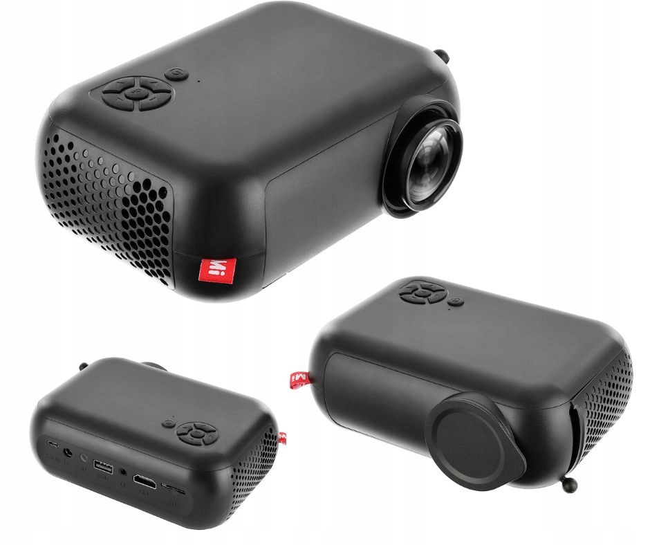 PRZENOŚNY RZUTNIK MINI PROJEKTOR LED FULL HD POWERBANK 1800lm DRMZ S10 EAN (GTIN) 5904996529154