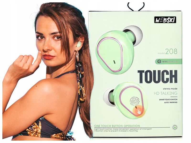 

Słuchawki Bluetooth Tws Na Siłownię Z Powerbankiem