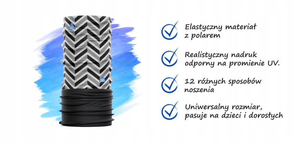 KOMIN OCIEPLANY POLAR SZAL CHUSTA SZALIK SNOW Rodzaj chusta