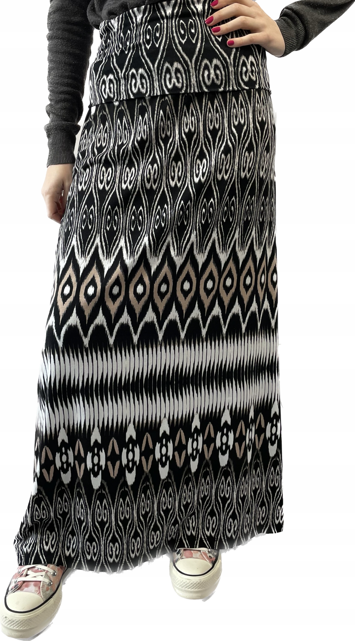 Spódnica luźna maxi Cynthia Rowley premium nowa Xs