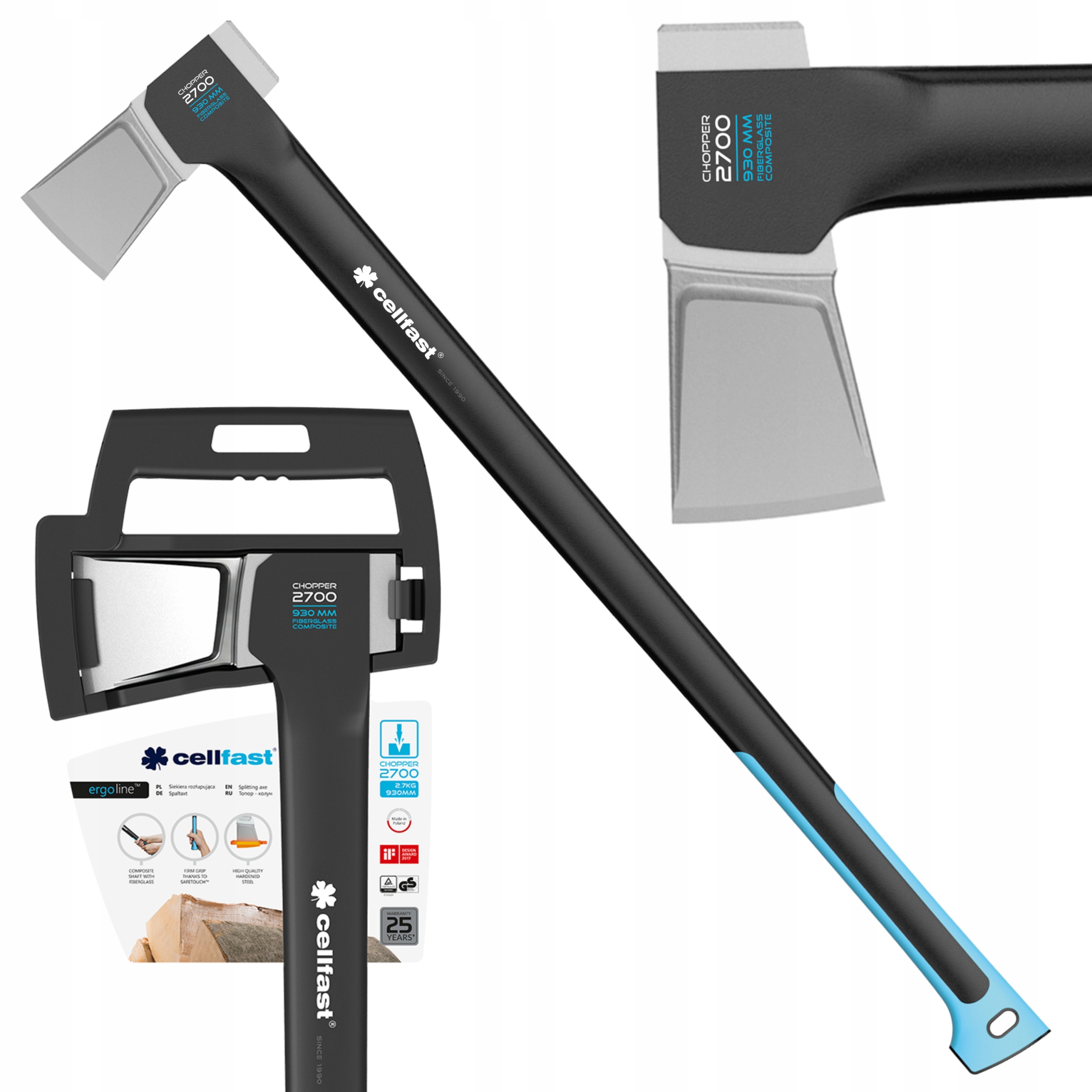 

Cellfast Ergo Siekiera Rozłupująca C2700 2,7Kg