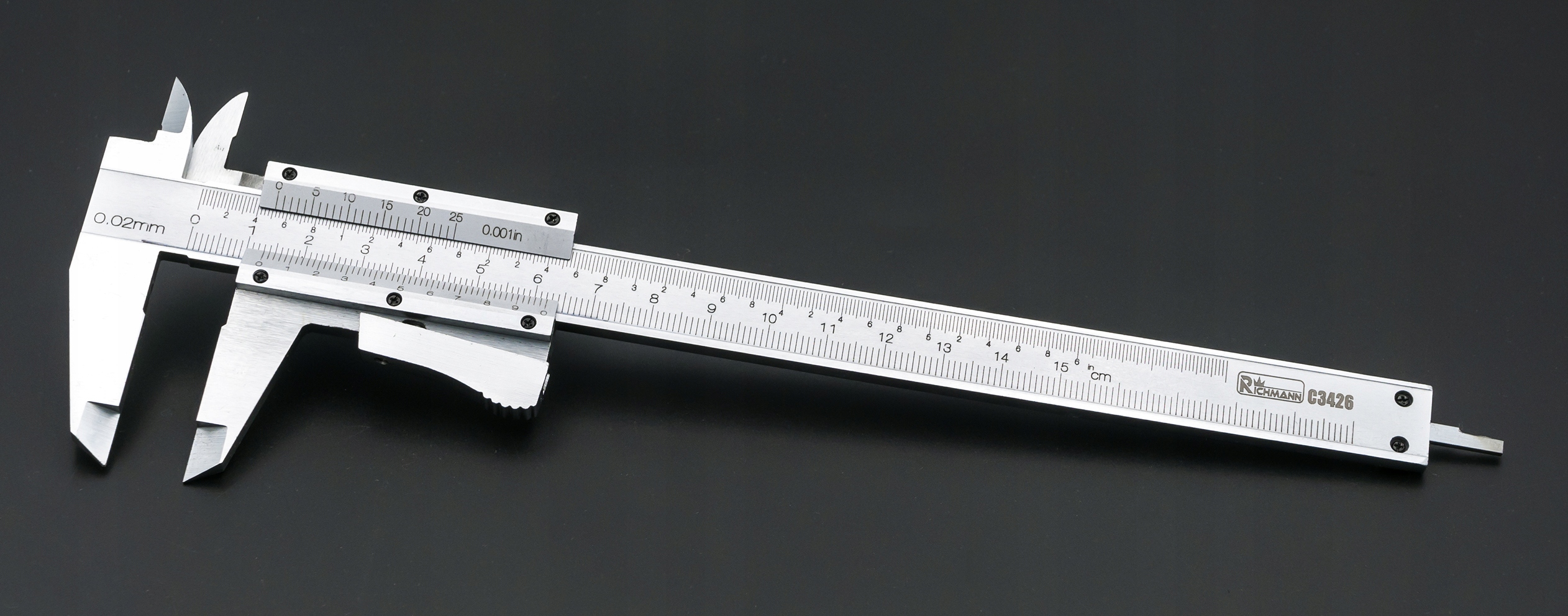 SUWMIARKA ANALOGOWA NONIUSZOWA 150mm ETUI RICHMANN Dokładność pomiaru 0.02 +/- mm