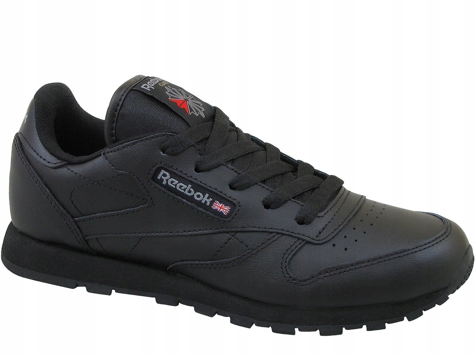 Reebok Classic Leather 50170 Buty Czarne Dziecięce