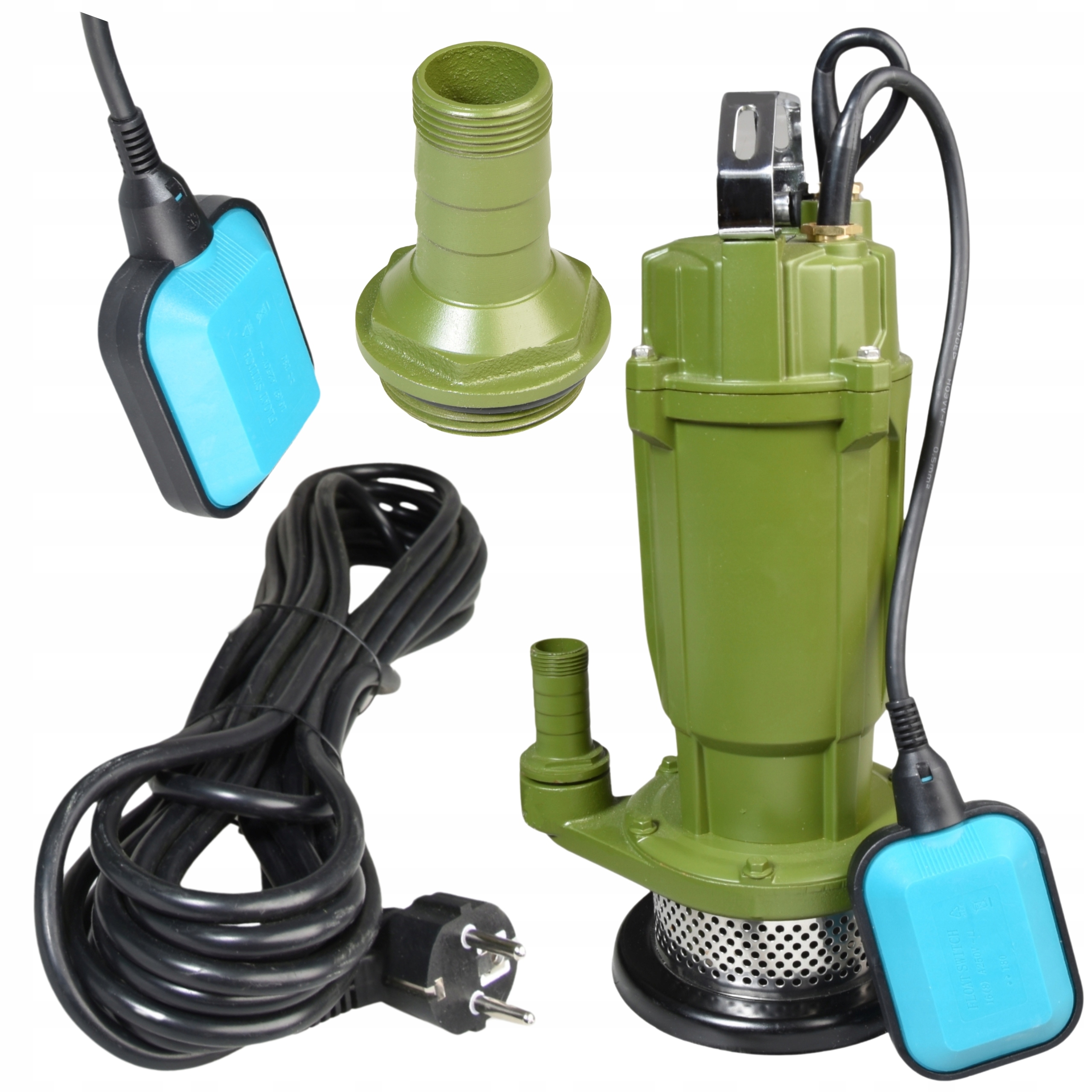 Pompa zatapialna Moro 250W pływak 30l/min Do Szlamu Szamba Żeliwna Mocna