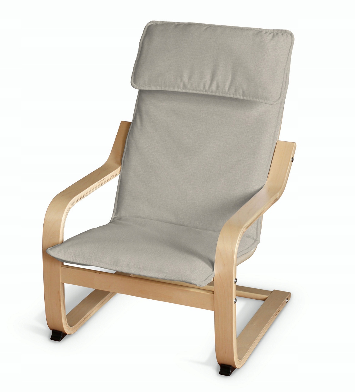 Dekoria Polštář na dětskou sedačku Poäng Ikea šedý