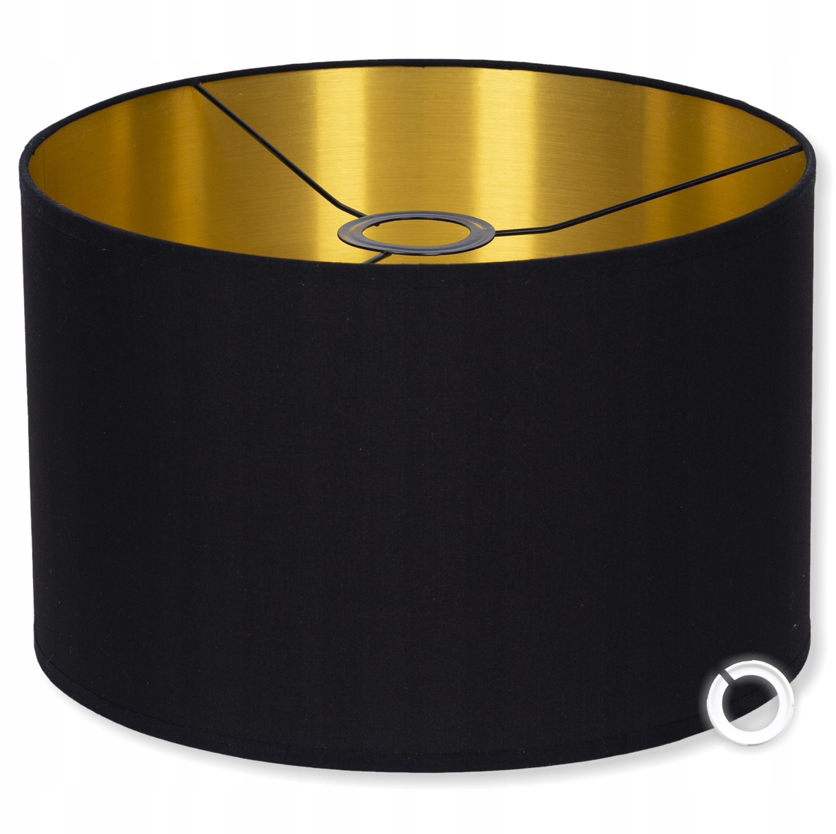 Stínidlo Černé Zlaté metalická fólie Premium 35 cm