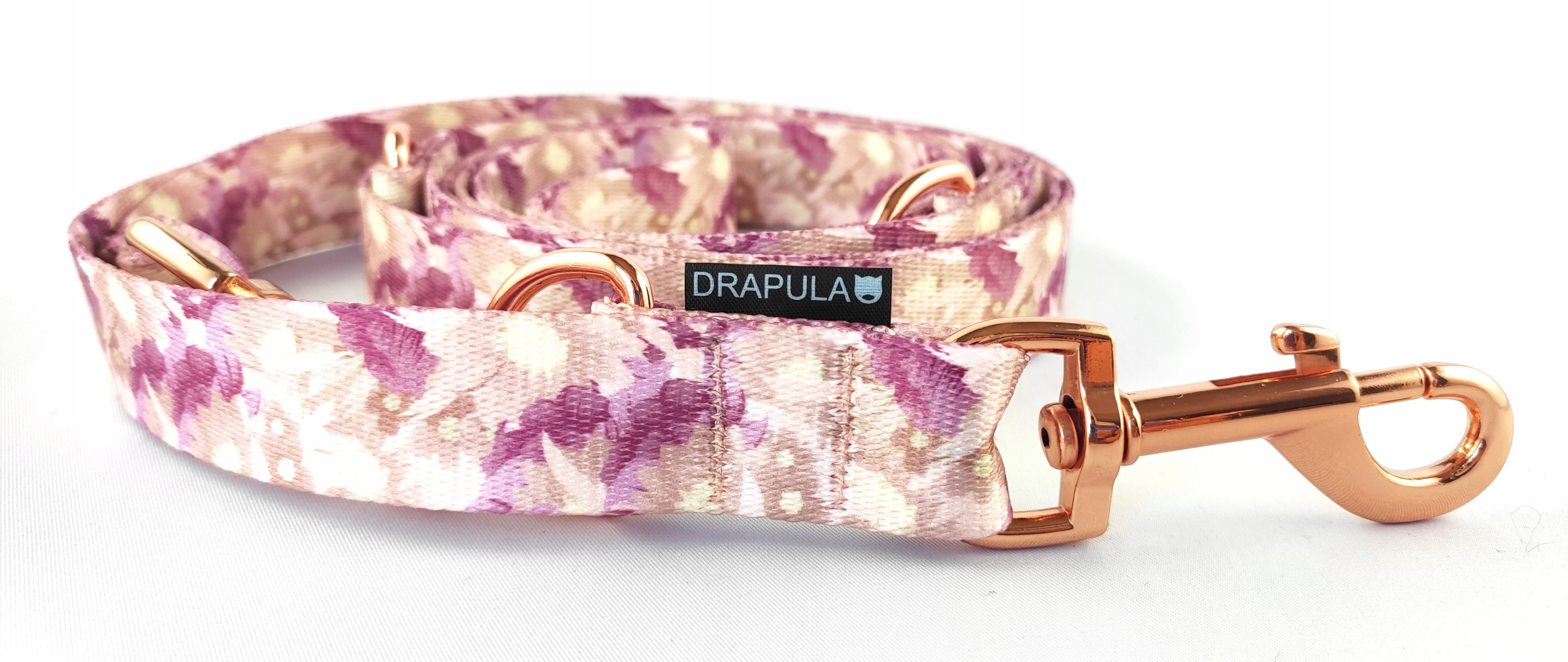 

Smycz drapula przepinana 230cm Pastel M/L 2,5cm