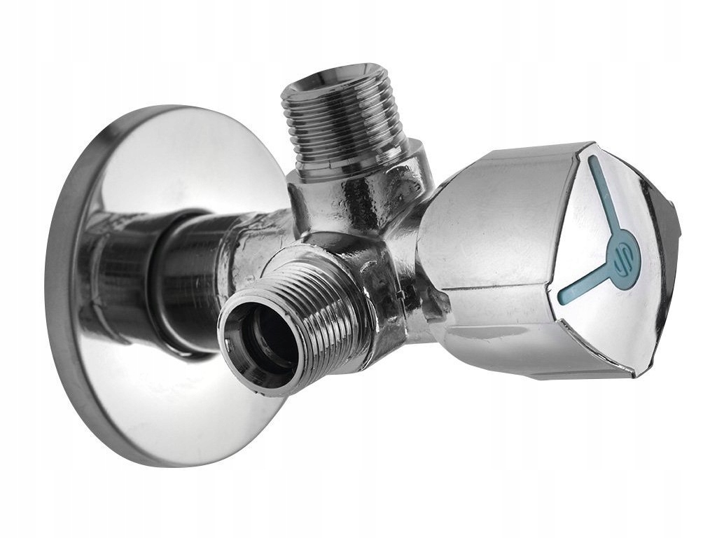 ZAWÓR 1/2 x 3/8 DO BATERII ZMYWARKI PRALKI ZAWOREK KĄTOWY PODWÓJNY Umywalki Marka Arco