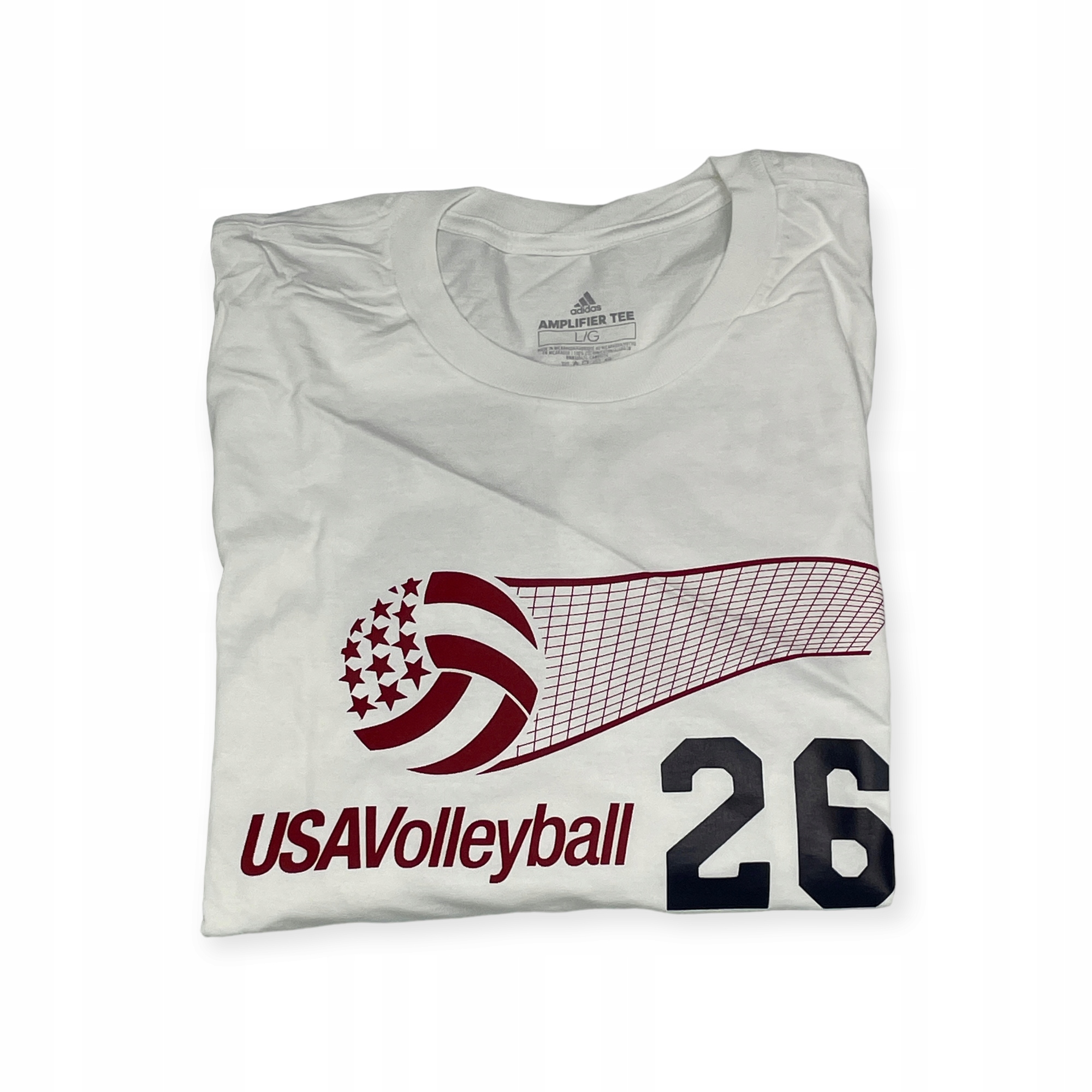 Koszulka męska biała ADIDAS VOLLEYBALL L 26 Rozmiar L