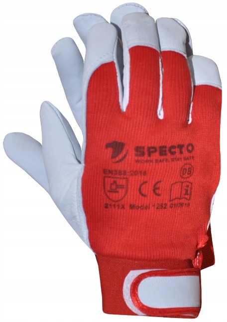 Rękawice ROBOCZE ochronne RĘKAWICZKI SKÓRZANE 11