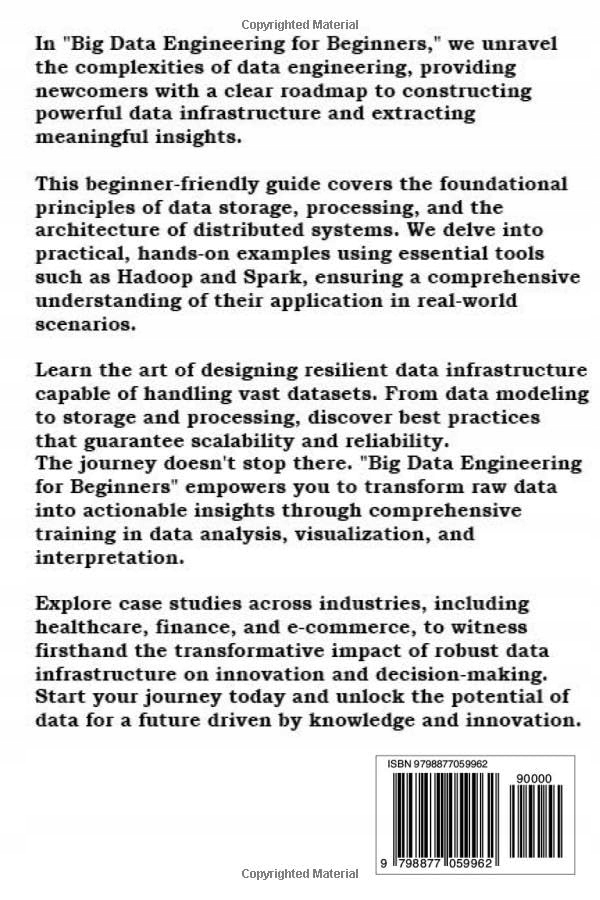 Paul, Brian Big Data Engineering for Beginners: A Beginner's 2 in 1 Guide t Język publikacji angielski