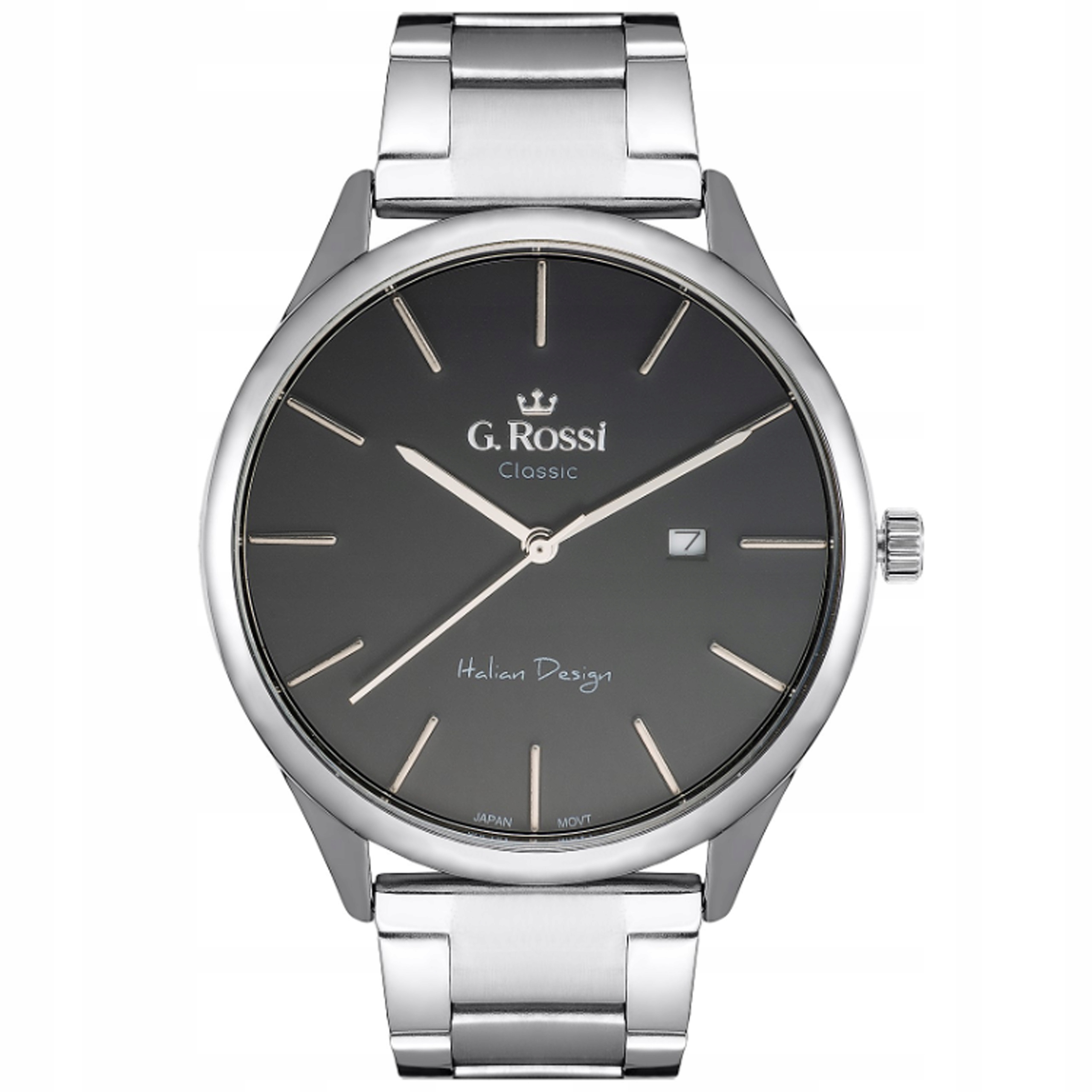 Stříbrný elegantní pro ženu s černým ciferníkem stříbrný náramek jako dárek