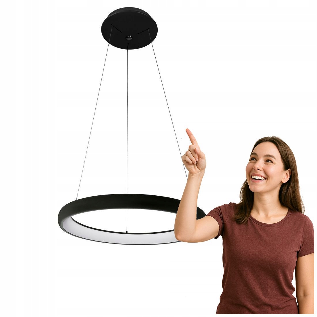 Závesná lampa Alessia 5280-840RP-BK-3 Italux