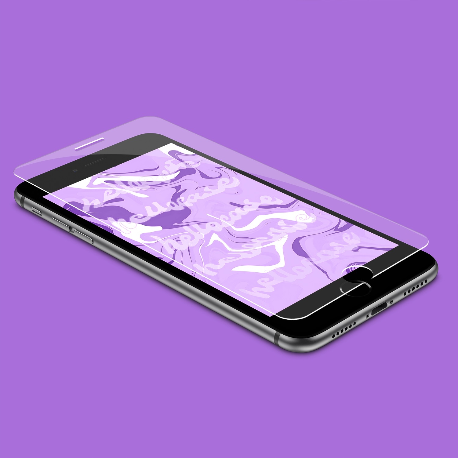 Szkło Hartowane do Iphone 7 Plus / 8 Plus (szybka 9H, płaskie 2.5D, szybka) Producent Hello Case