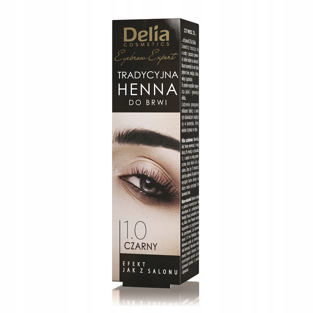 

Delia Eyebrow Expert henna do brwi 1.0 Czerń, 2g
