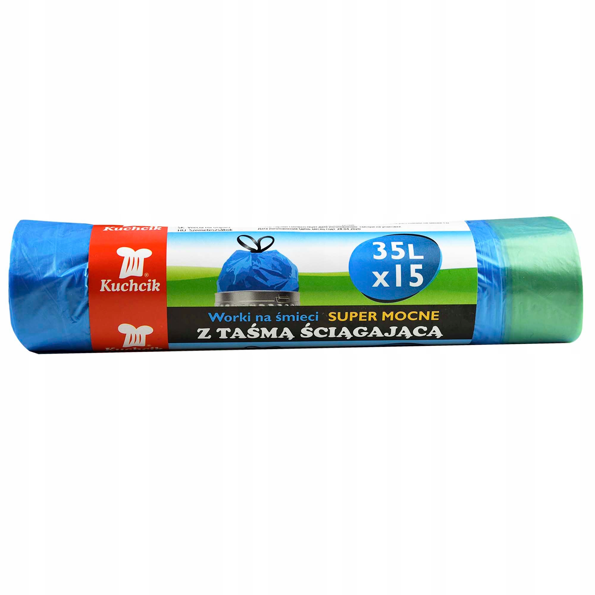 

Worki Na Śmieci z taśmą Super Mocne 35L 15szt