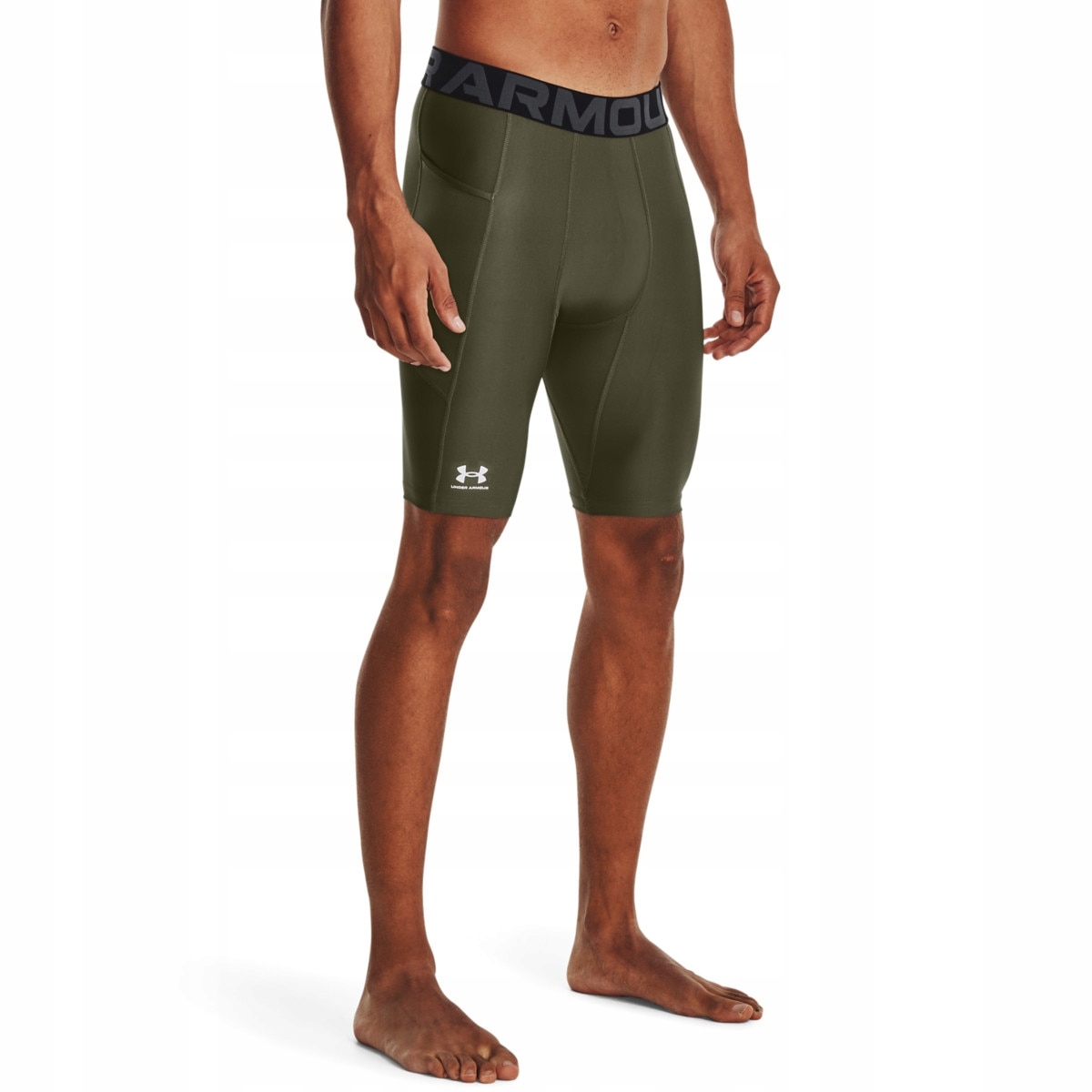 Under Armour Kraťasy Ua Hg Armour Lng Shorts-GRN zelená