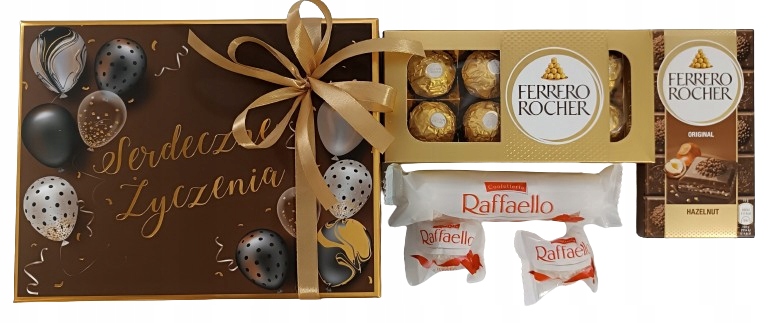 Zestaw Ferrero Rocher Luksusowy W Pudełku Na Urodziny Imnieniny