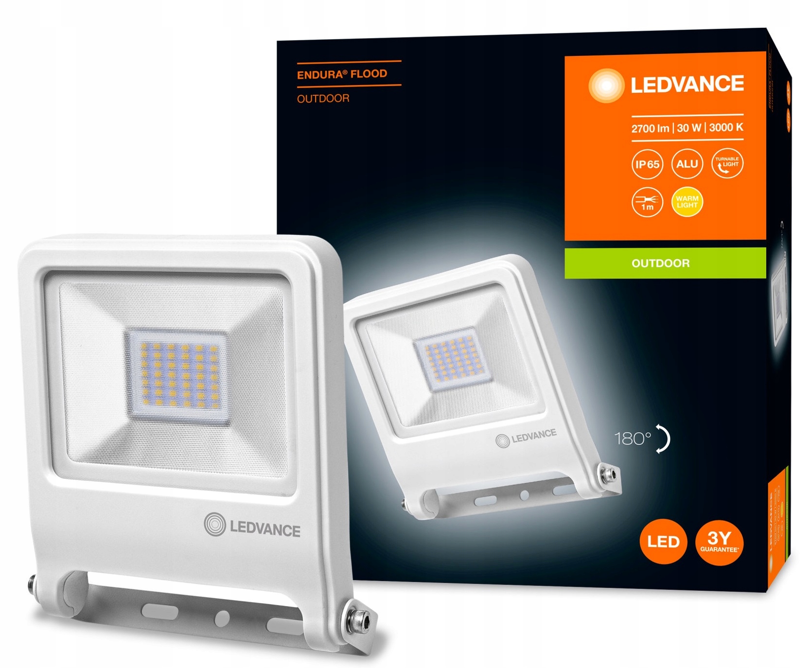 

Ledvance Endura Flood naświetlacz led 30W 3000K Wt