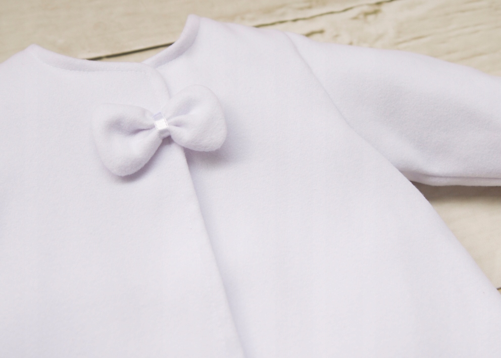 płaszczyk dziewczęcy biały GABI roz 74 Rozmiar (new) 74 (69 - 74 cm)