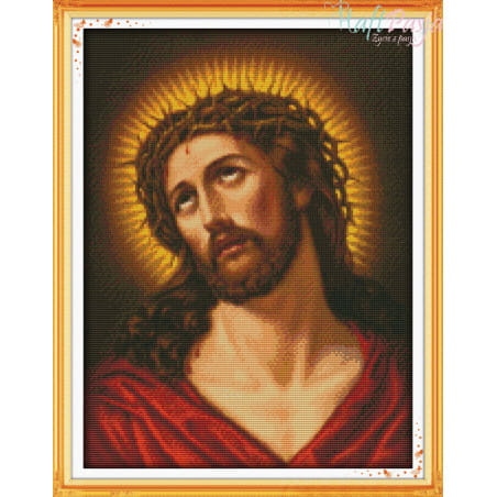 Křížková výšivka počítaná sada (kanva, mulina)